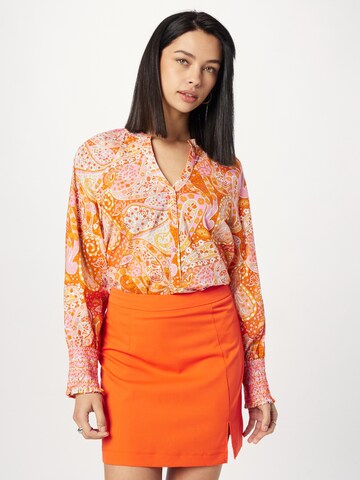 Emily Van Den Bergh Bluse i orange: forside