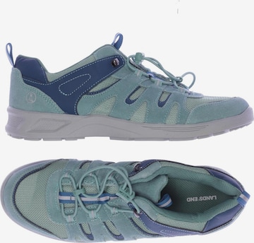 Lands‘ End Sneaker 39 in Grün: Vorderseite