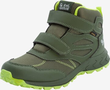 JACK WOLFSKIN Boots 'WOODLAND' in Green: front