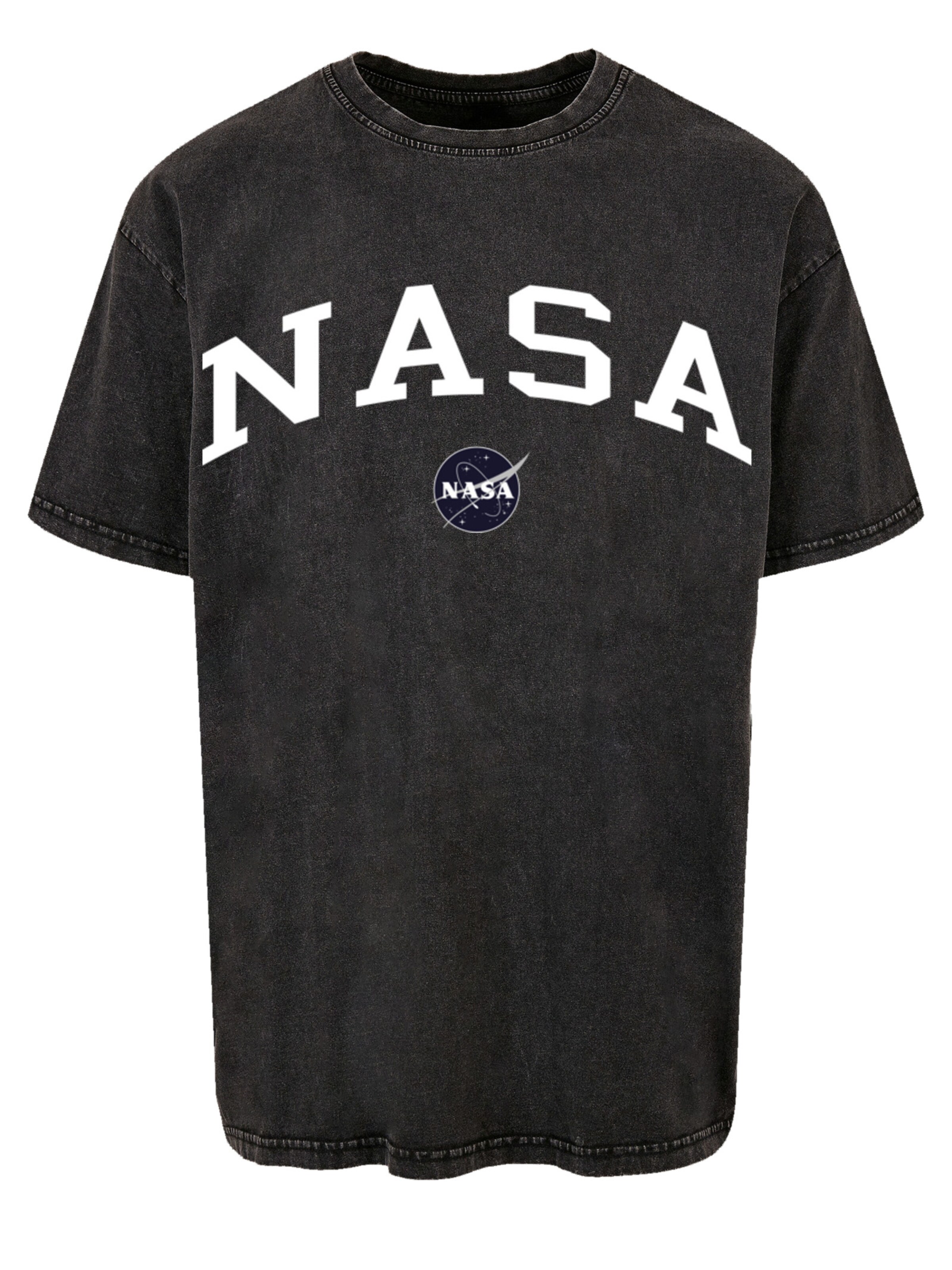 T-Shirt 'NASA' F4NT4STIC en noir : devant