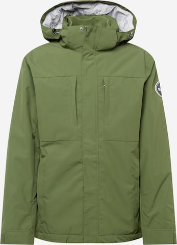 ICEPEAK - Casaco outdoor 'ALSTON' em verde: frente