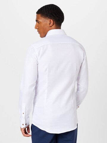 ETON Regular fit Button Up Shirt 'Dobby' in White