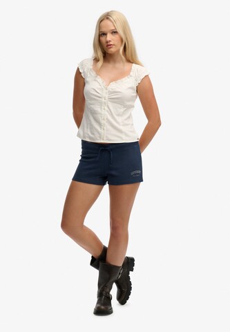 Regular Pantalon de sport Superdry & Co en bleu