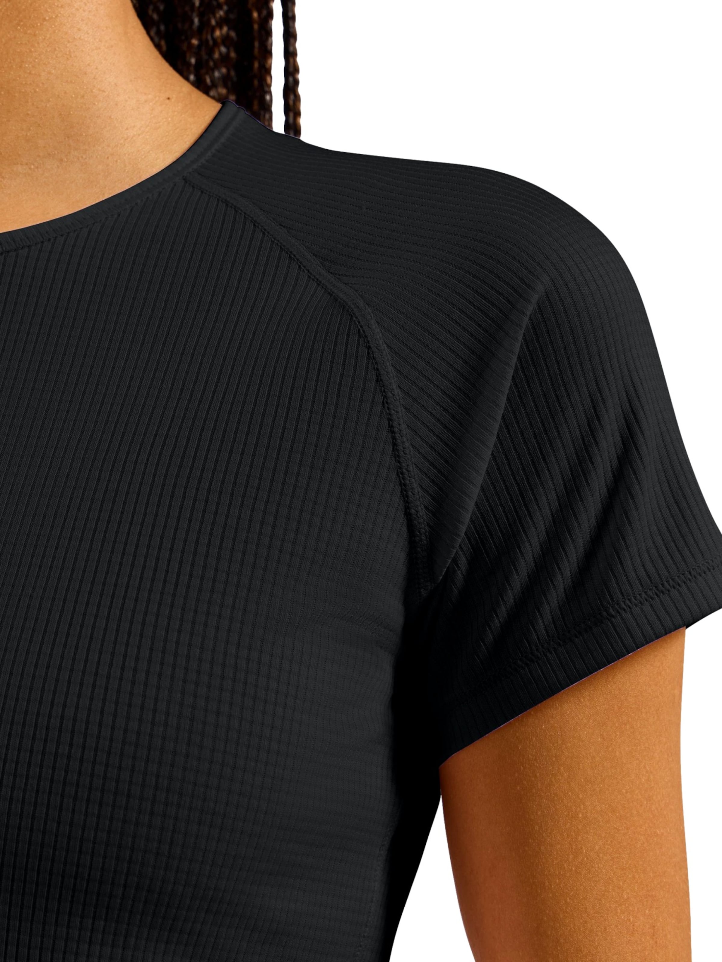 ODLO Functioneel shirt in Zwart