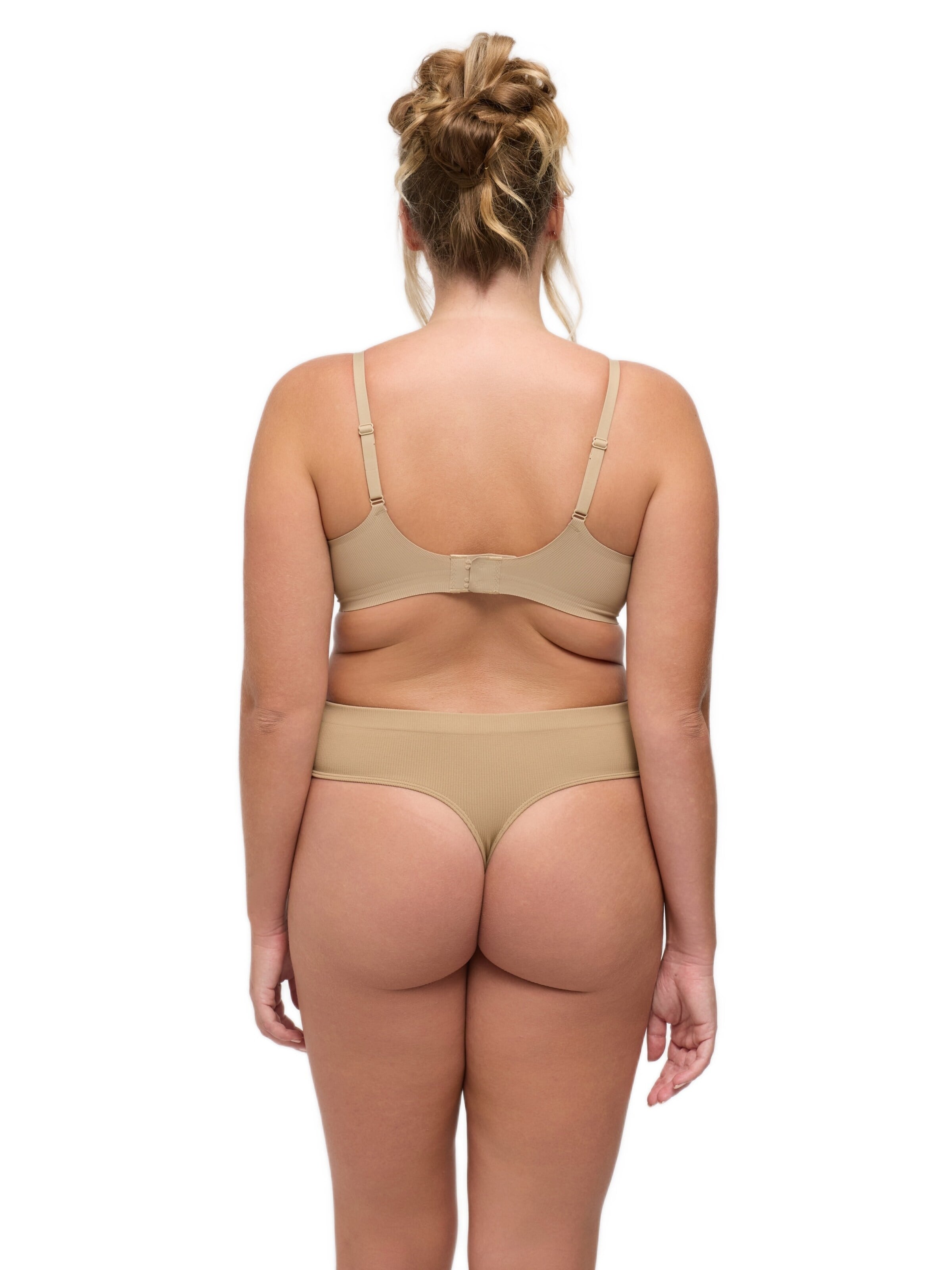 Push-up Reggiseno 'Rib Comfort Push-Up BH' di cfab in beige