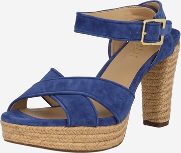 Sandales 'SASHA' Lauren Ralph Lauren en bleu : devant