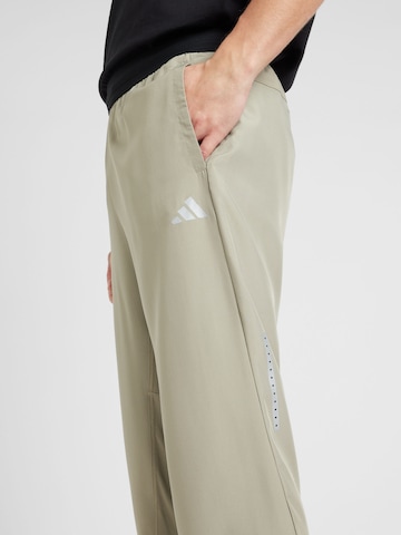 ADIDAS PERFORMANCE Regular Workout Pants 'GYM+' in Green