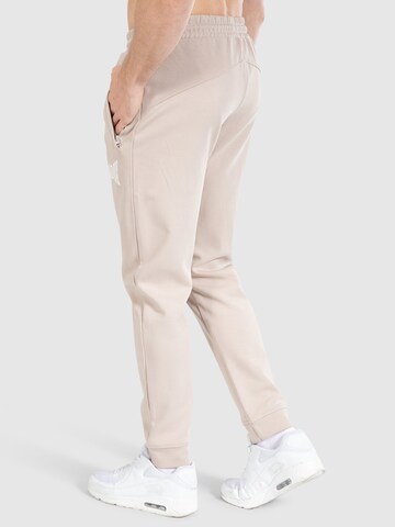 Coupe slim Pantalon 'Classic Pro' Smilodox en beige