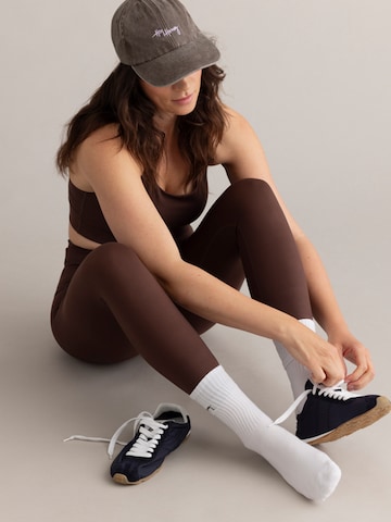 Skinny Leggings 'Always Dressed' Hey Honey en marron