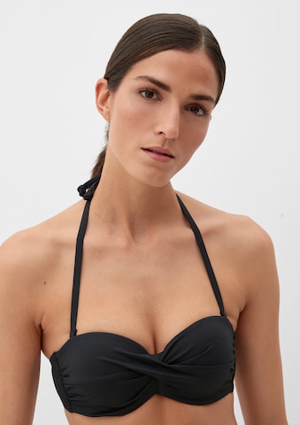 Balconcino Top per bikini 'Spain' di s.Oliver in nero