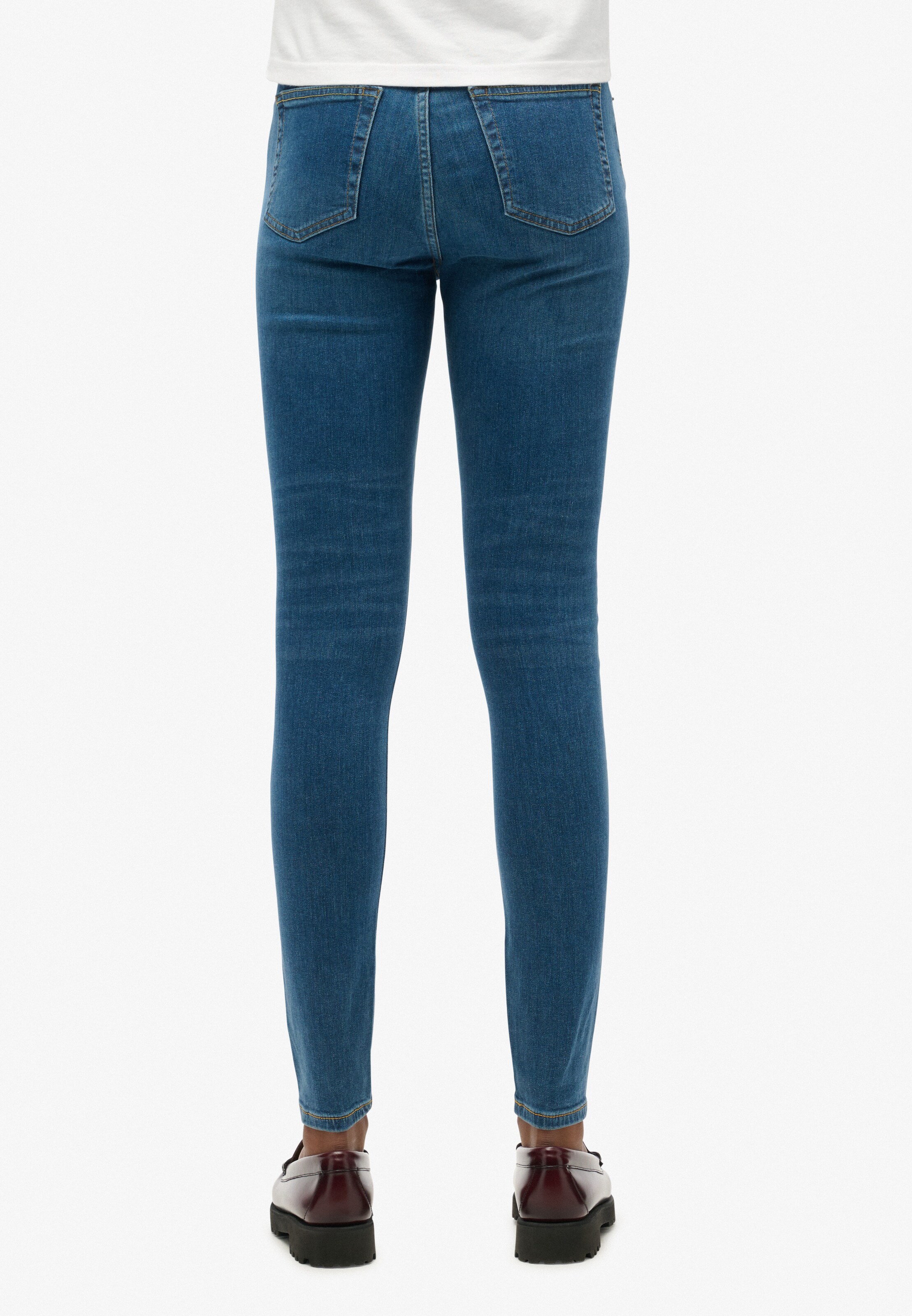 Superdry Skinny Jeans in Blau