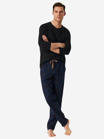 SCHIESSER Pyjamahose 'Mix + Relax' in Blau
