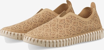 ILSE JACOBSEN Slip-Ons 'Tulip3485' in Brown: front