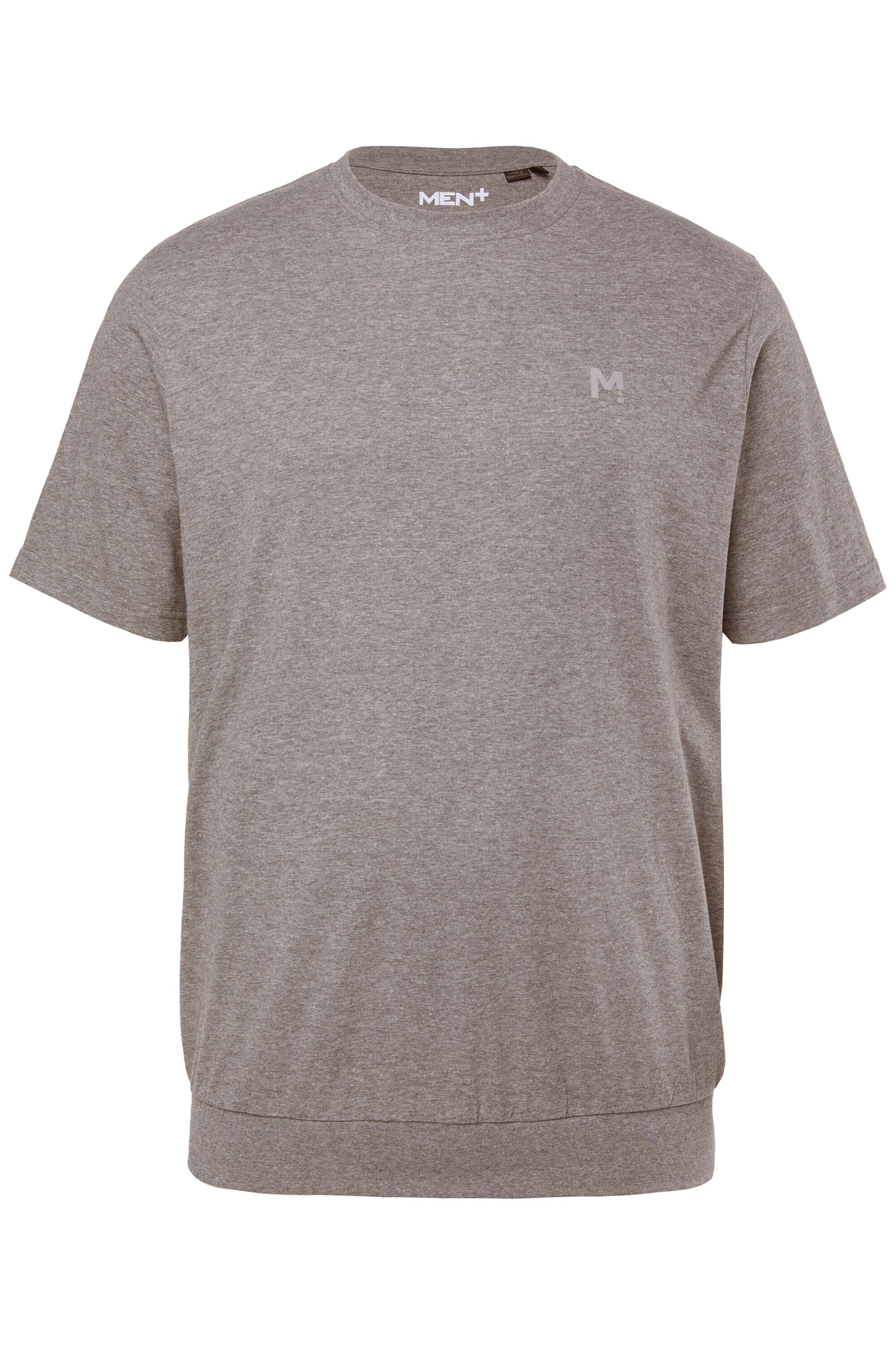 Men Plus T-Shirt in Grau: Vorderseite