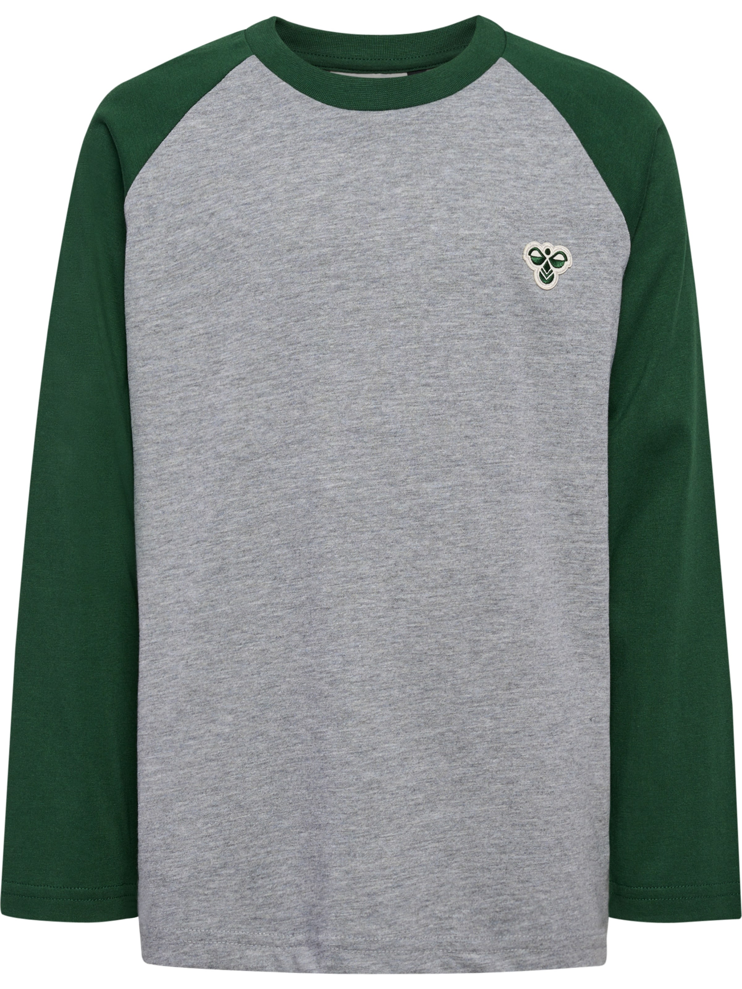 Hummel Shirt 'Bee' in Groen: voorkant