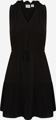 Gap Petite Καλοκαιρινό φόρεμα σε μαύρο: μπροστά