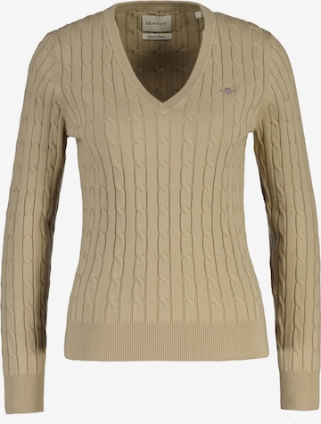 GANT Trui in Beige: voorkant