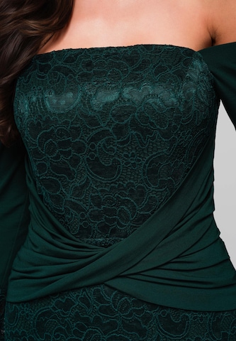 Robe de soirée Ombre en vert