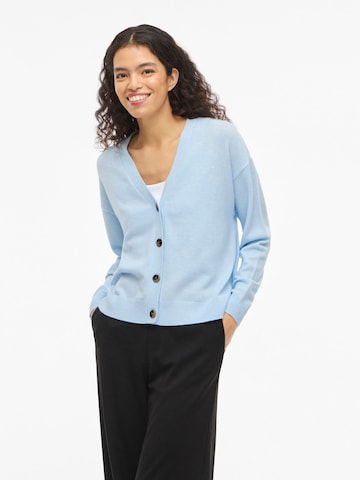 VILA Gebreid vest 'VIRIL' in Blauw