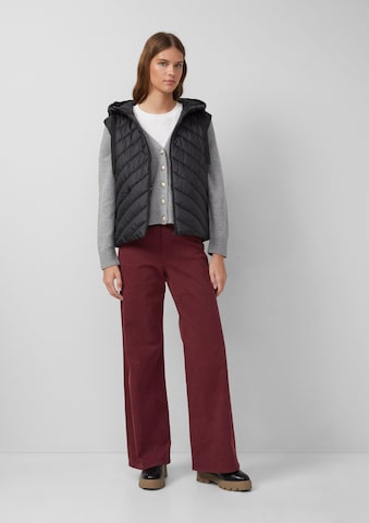 s.Oliver Wide leg Jeans 'Suri' in Rood