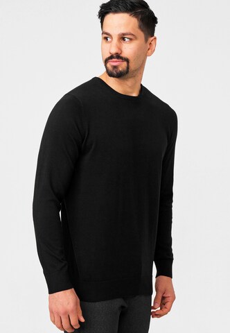 INDICODE JEANS Sweater 'Benjamin' in Black