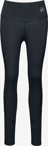 MAMMUT Skinny Spodnie sportowe 'Massone' w kolorze czarny: przód