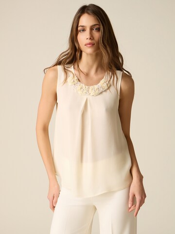 oltre - Blusa en beige: frente