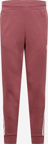 Pantalon ADIDAS ORIGINALS en rouge : devant