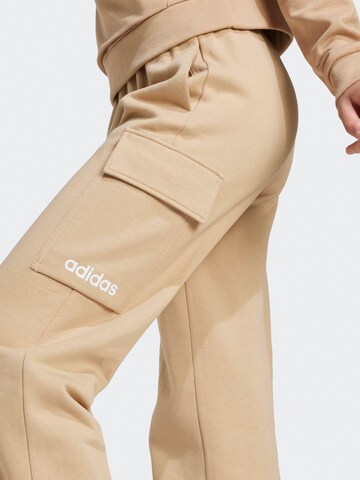 ADIDAS SPORTSWEAR Широкий Спортивные штаны в Бежевый