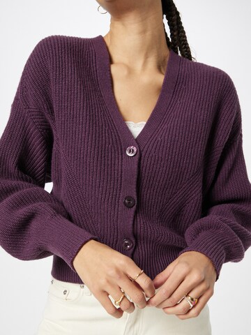 Sisley Knit cardigan in Purple