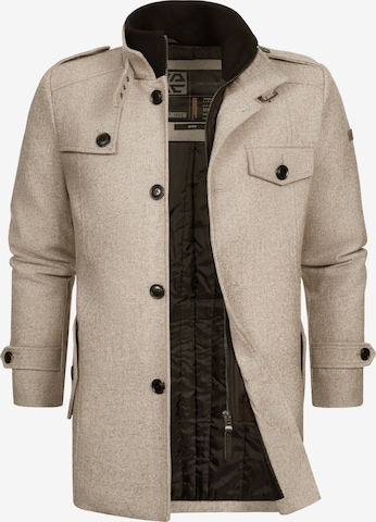 INDICODE JEANS Übergangsmantel 'Brandon' in Beige: Vorderseite