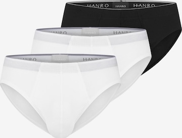 Hanro Slip 'Cotton Superior' in Grau: Vorderseite