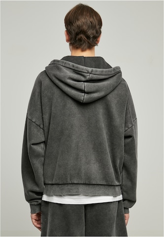 Urban Classics Zip-Up Hoodie in Black