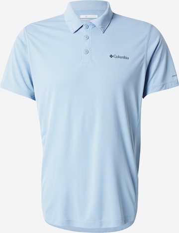 COLUMBIATehnička sportska majica 'Zero Rules™' - plava boja: prednji dio