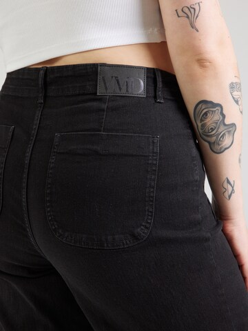 Vero Moda Curve Zvonové kalhoty Džíny – černá
