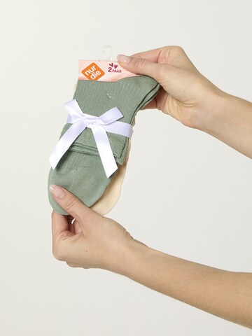 Chaussettes ' Unisex Colour Farbige Sneaker kurz Frottesohle ' Nur Die en vert