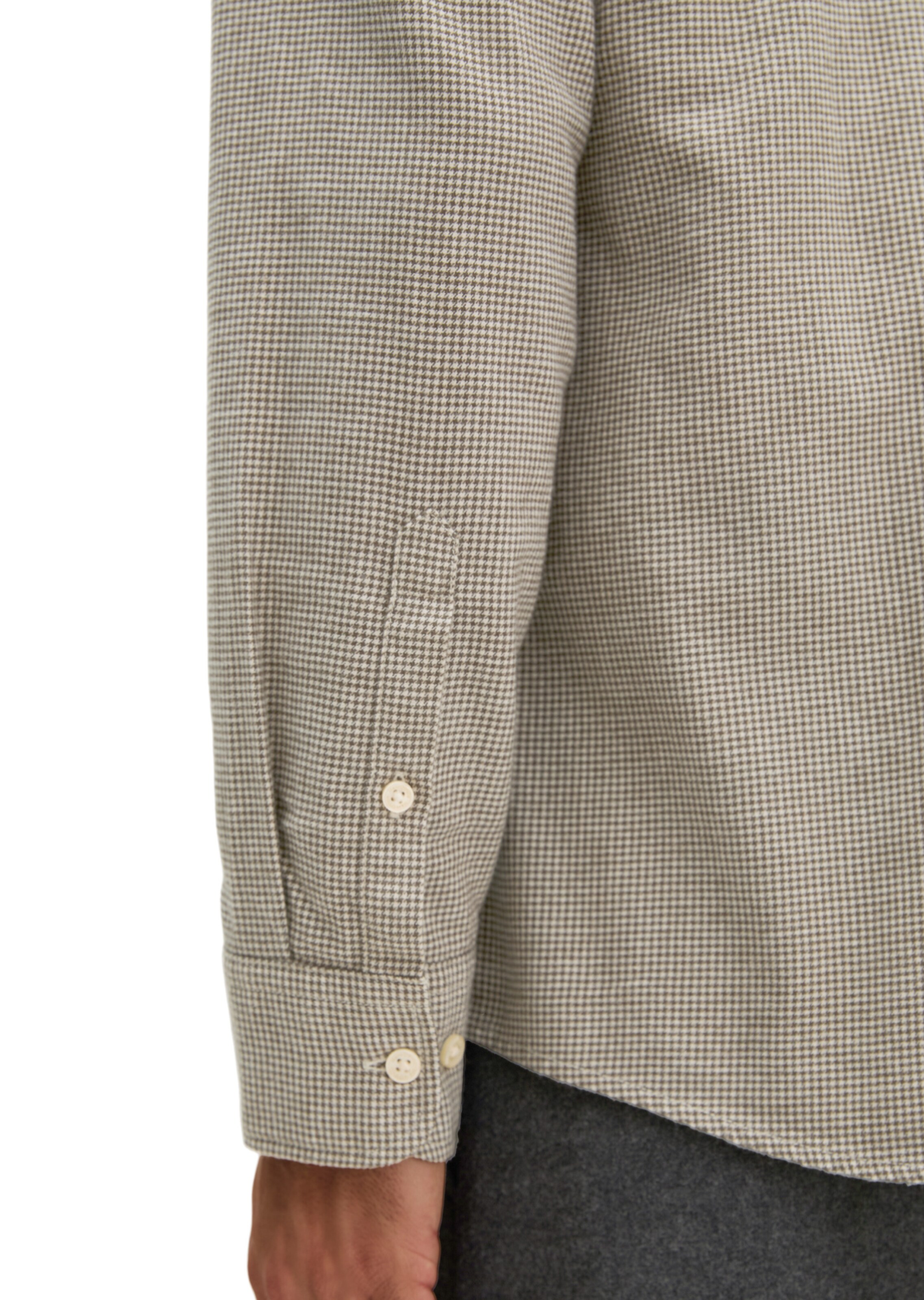 Marc O'Polo Slim Fit Hemd in Beige: Seite