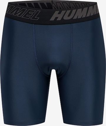 Hummel Skinny Sportbroek 'Topaz' in Blauw