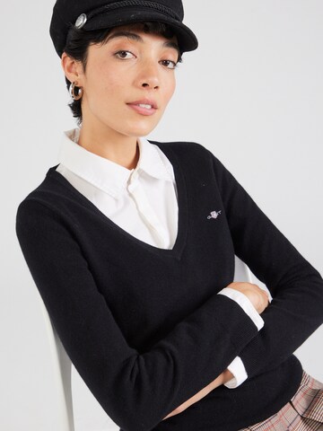 GANT Sweter w kolorze czarny