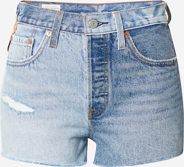 LEVI'S ® Regular Jeans '501 Shorts Two Tone' i blå: framsida