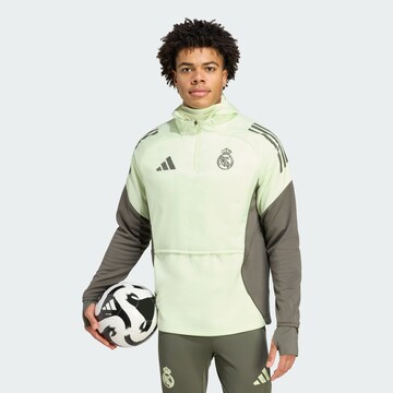 ADIDAS PERFORMANCE Trainingsjack 'Real Madrid Tiro 25 Competition' in Groen: voorkant
