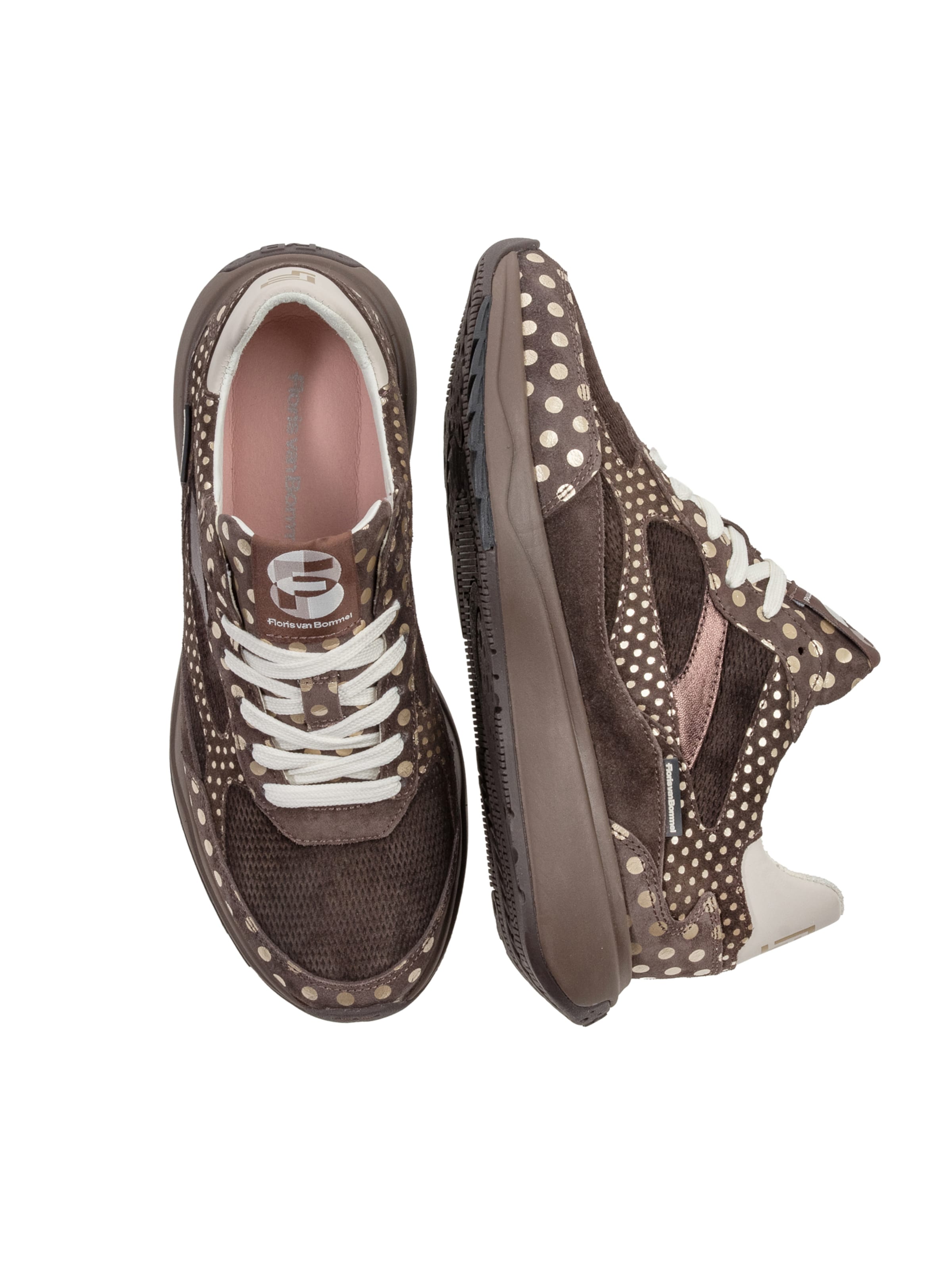 Floris van Bommel Sneakers laag 'SUVI' in Bruin