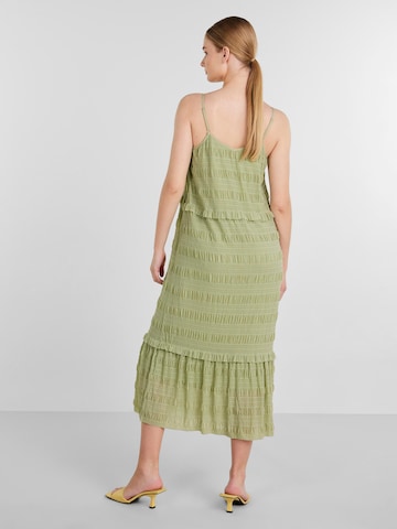 PIECES Summer Dress 'Lila' in Green