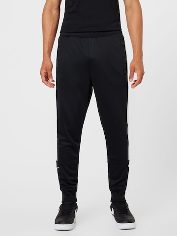 melns Nike Sportswear Standarta Funkcionālas bikses 'AIR': no priekšpuses