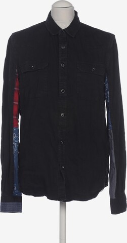 Desigual Button Up Shirt in M in Black: front