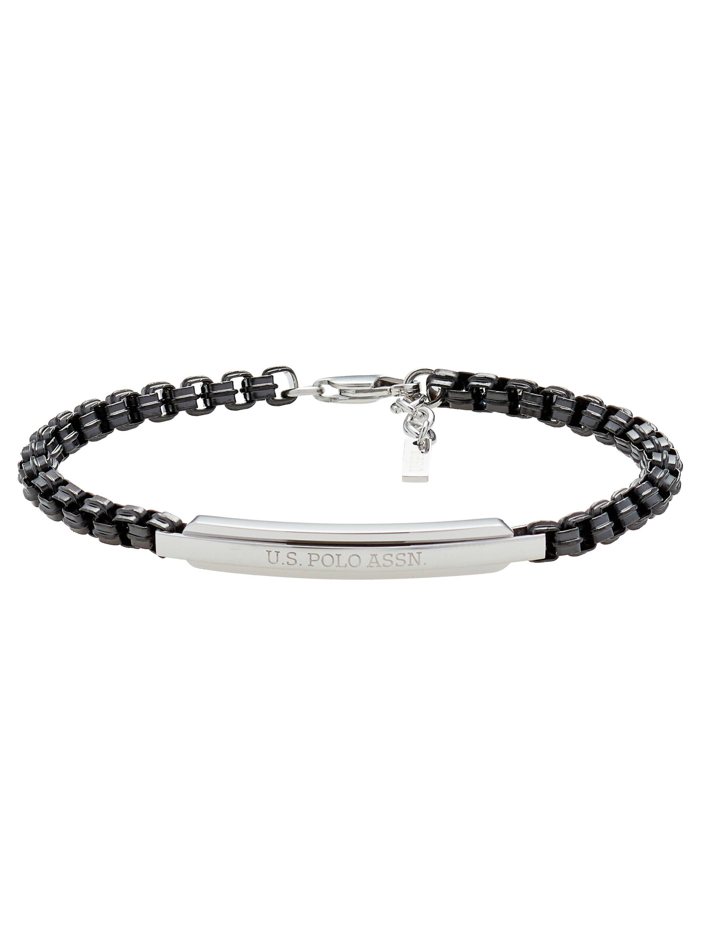 Bracelet 'Gerome' U.S. POLO ASSN. en noir : devant