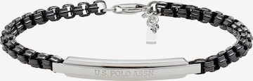 Bracelet 'Gerome' U.S. POLO ASSN. en noir : devant