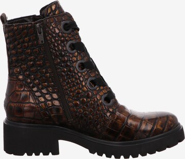 WALDLÄUFER Lace-Up Ankle Boots in Brown