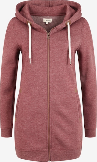 Oxmo Sweatjacke 'Vicky Straight-Zip' in rot, Produktansicht