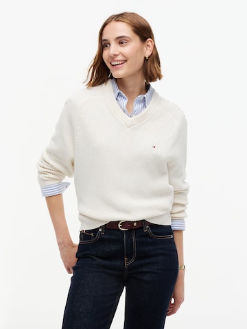 TOMMY HILFIGER Pullover i beige: forside